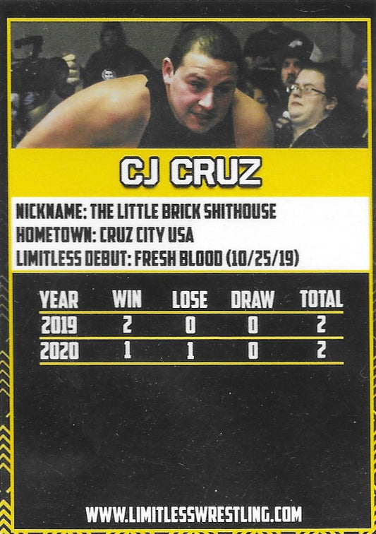 CJ Cruz trading card PW Catalog