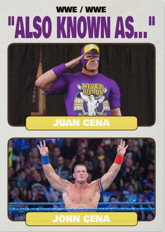 Juan Cena / John Cena trading card PW Catalog