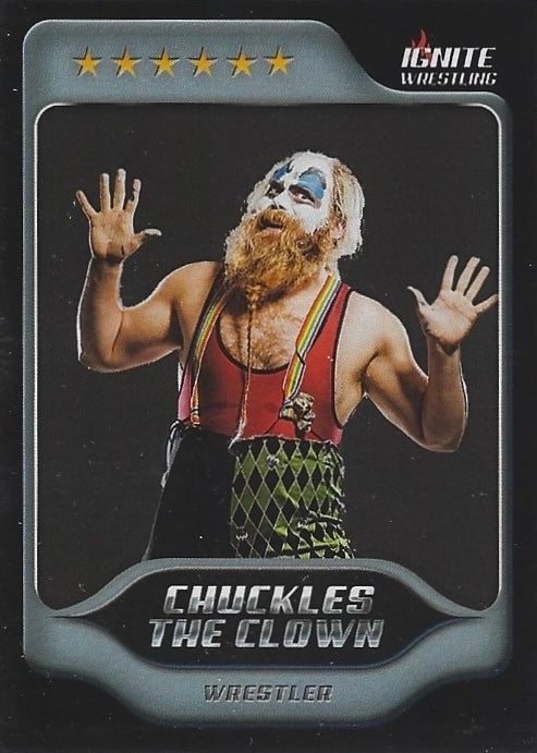 Chuckles the Clown trading card PW Catalog