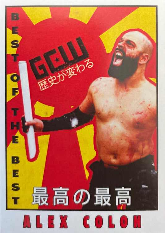 “Best of the Best” Alex Colon trading card PW Catalog