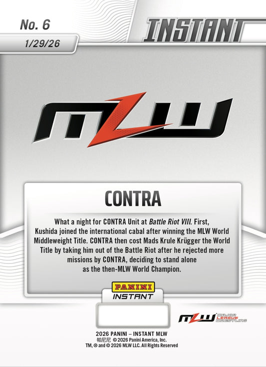 Contra – Contra Unit Sends Message to Mads Krule Krügger trading card PW Catalog