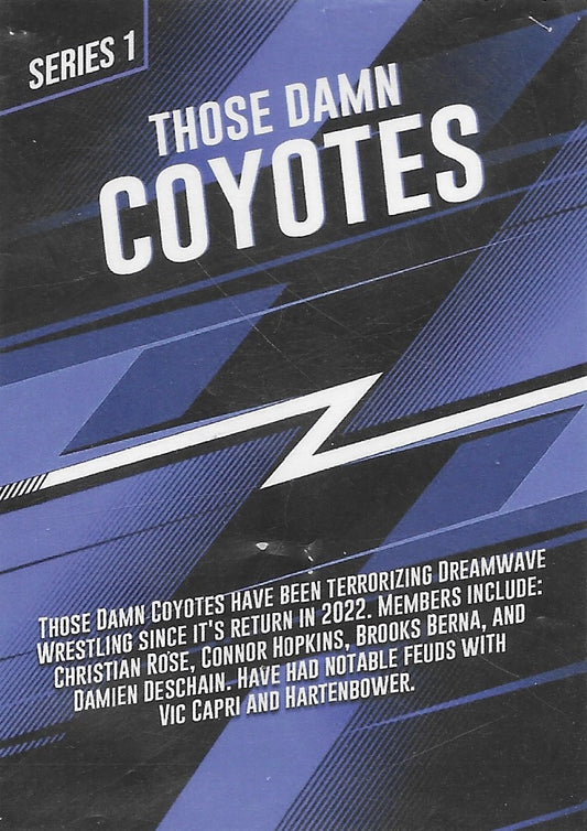 Those Damn Coyotes trading card PW Catalog