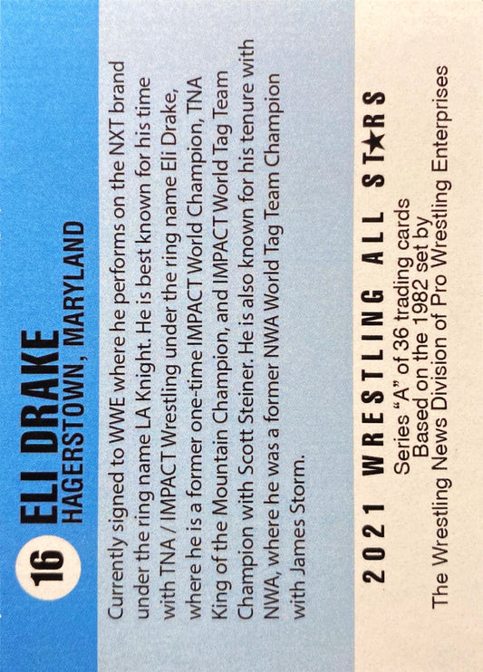 ELI Drake trading card PW Catalog
