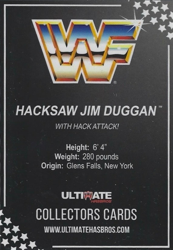 Hacksaw JIM Duggan trading card PW Catalog