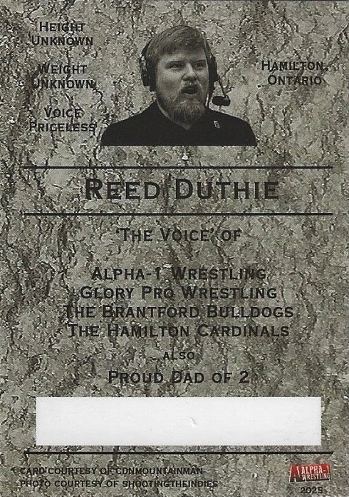 “The Voice of Alpha-1” Reed Duthie