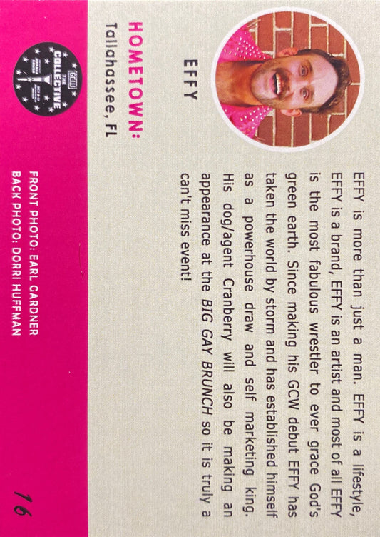 “Weapon of Sass Destruction” Effy trading card PW Catalog