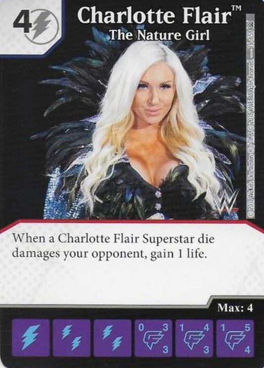 Charlotte Flair – the Nature Girl trading card PW Catalog