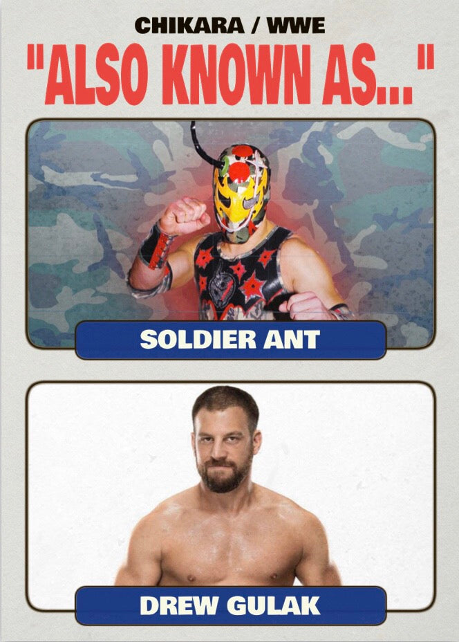 Soldier ANT / Drew Gulak trading card PW Catalog