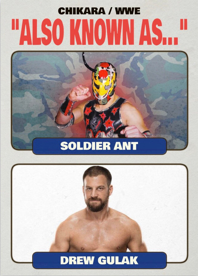 Soldier ANT / Drew Gulak trading card PW Catalog