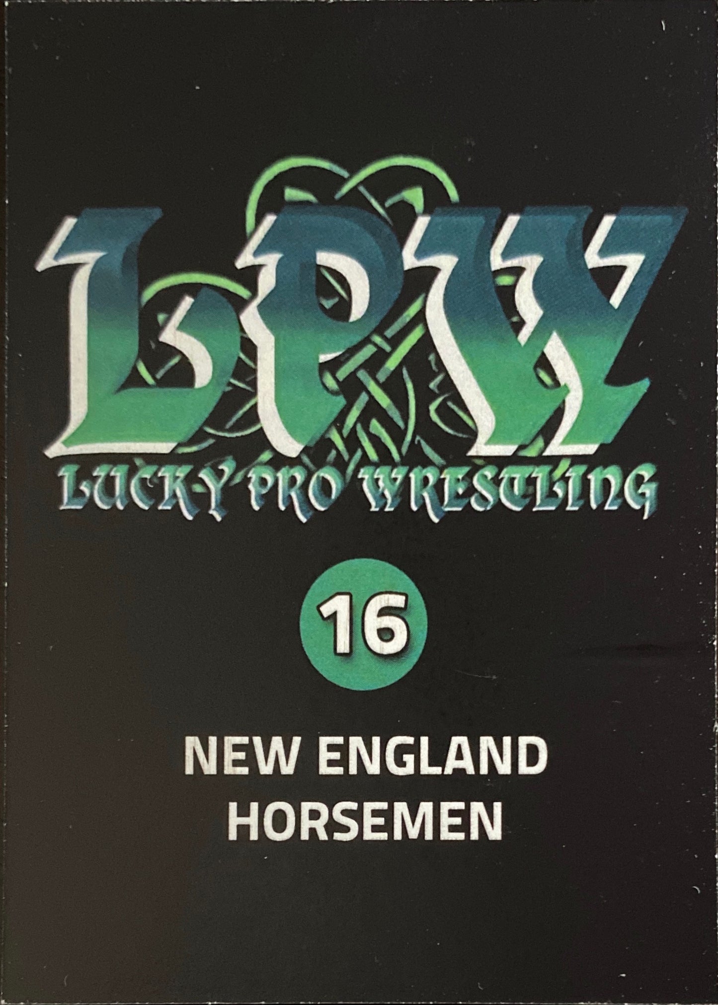 New England Horsemen trading card PW Catalog