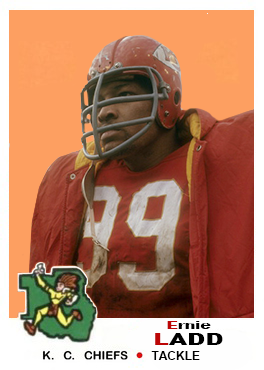 Ernie Ladd – K. C. Chiefs trading card PW Catalog