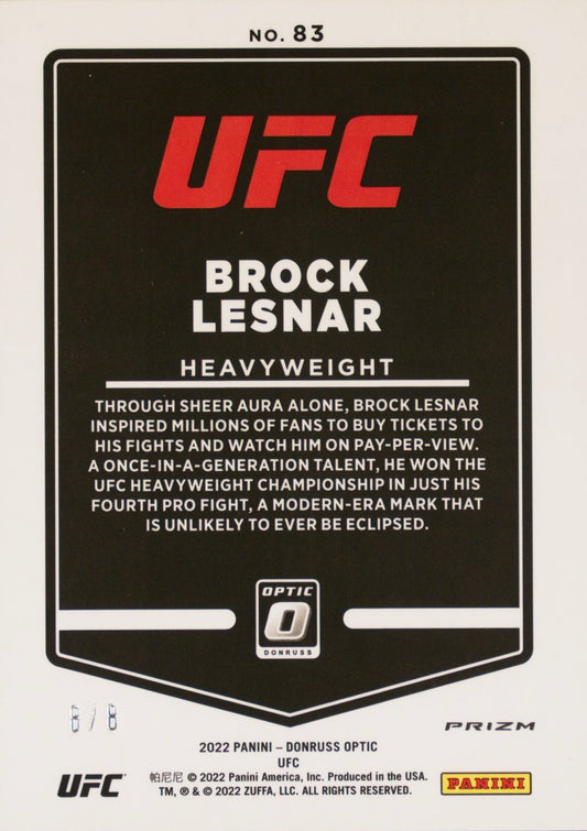 Brock Lesnar trading card PW Catalog