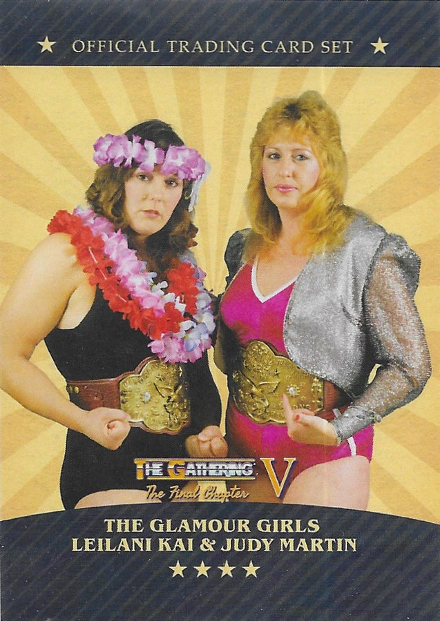 The Glamour Girls – Leilani KAI & Judy Martin trading card PW Catalog
