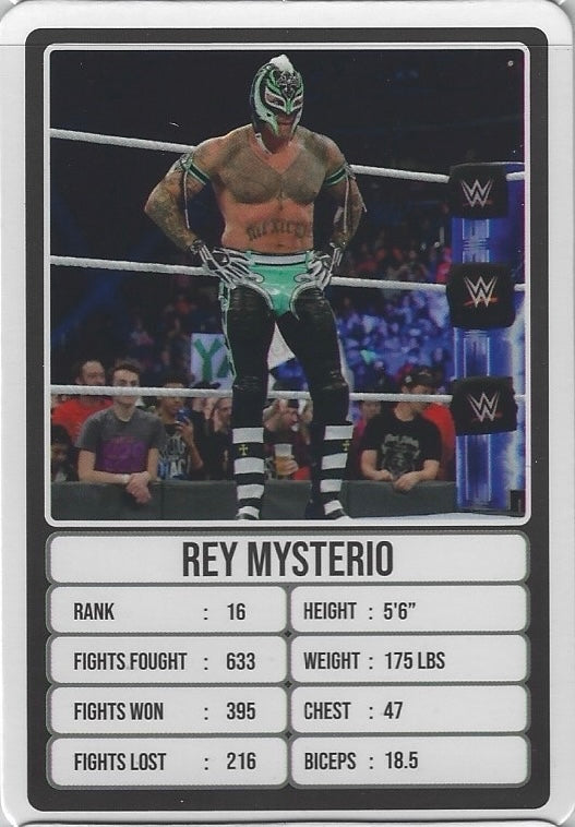 REY Mysterio trading card PW Catalog