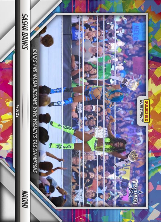 Sasha Banks / Naomi – Banks and Naomi Become WWE Women’s TAG Champions