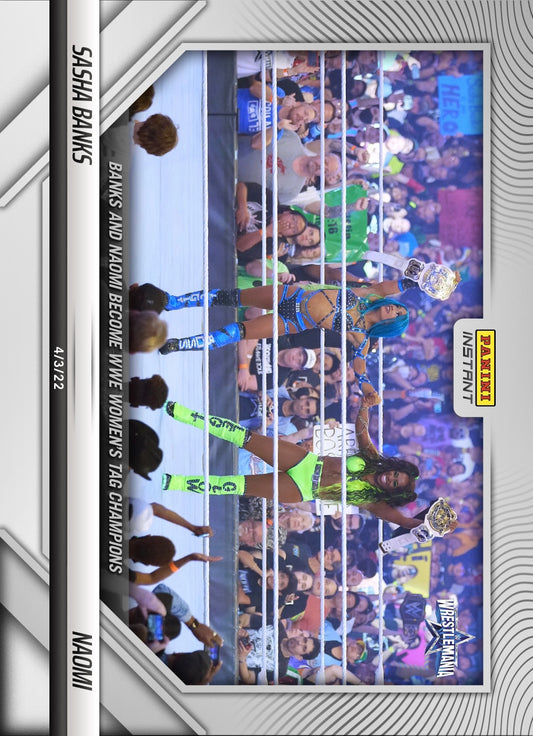 Sasha Banks / Naomi – Banks and Naomi Become WWE Women’s TAG Champions