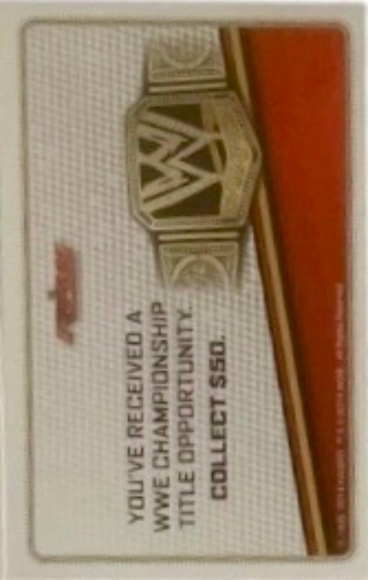 You’ve Received a WWE Championship Title Opportunity