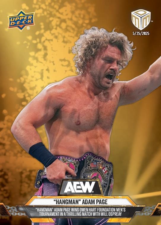 “Hangman” Adam Page – “Hangman” Adam Page Wins Owen Hart Foundation Men’s Tournament in a Thrilling Match With Will Ospreay