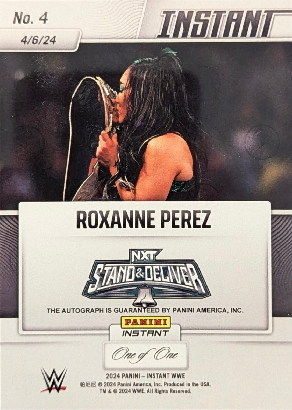 Roxanne Perez – Roxanne Perez Wins the NXT Women’s Championship trading card PW Catalog