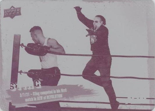 3/7/21 – Sting Competed in HIS First Match in AEW at Revolution