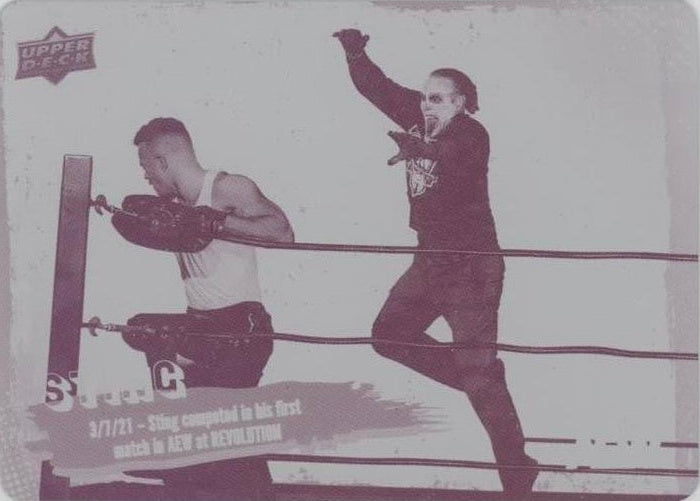 3/7/21 – Sting Competed in HIS First Match in AEW at Revolution