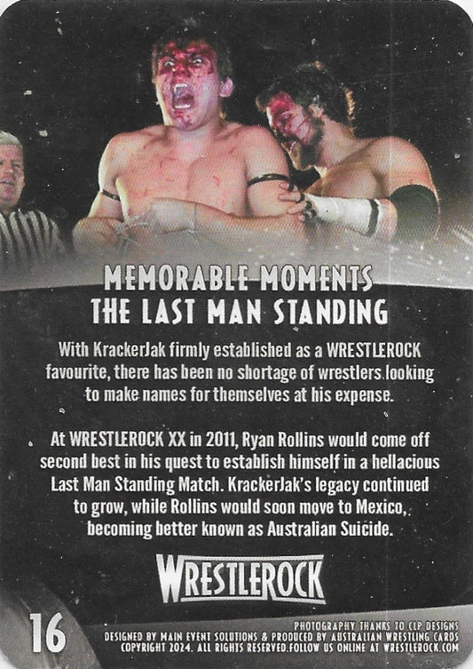 Memorable Moments: the Last Man Standing trading card PW Catalog