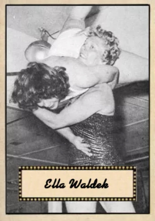 Ella Waldek trading card PW Catalog