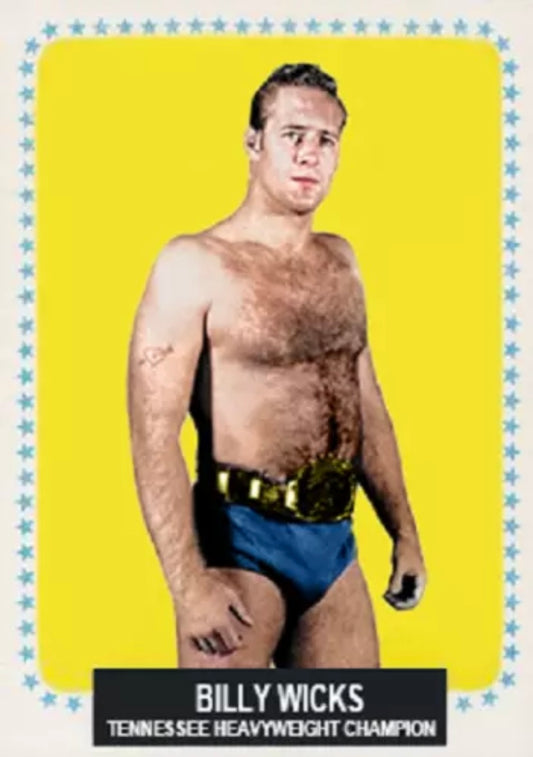 Billy Wicks trading card PW Catalog
