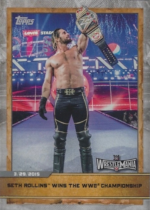 Wrestlemania 31 – Seth Rollins Wins the WWE Championship