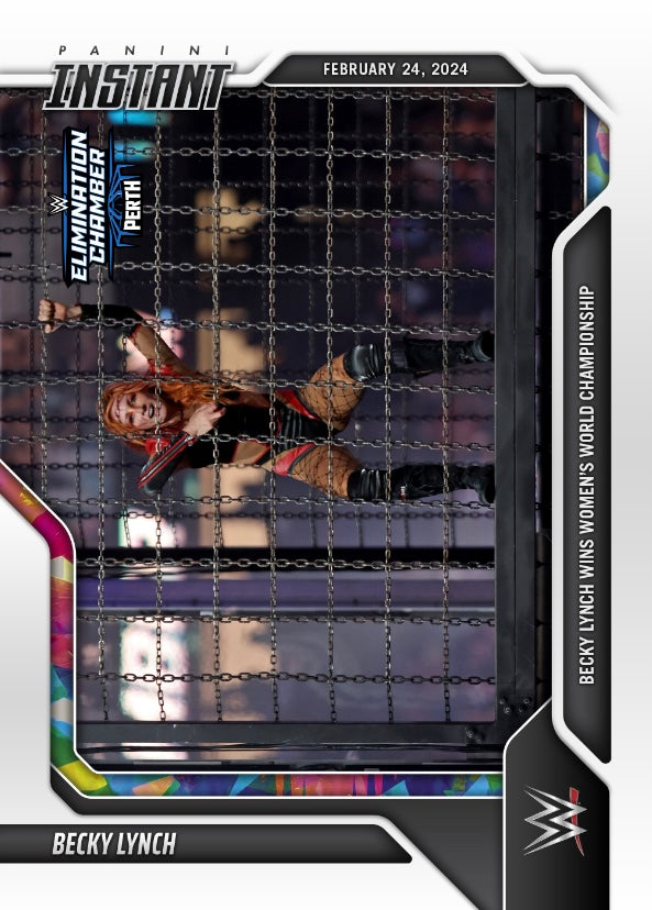 Becky Lynch – Becky Lynch Wins Women’s World Championship trading card PW Catalog