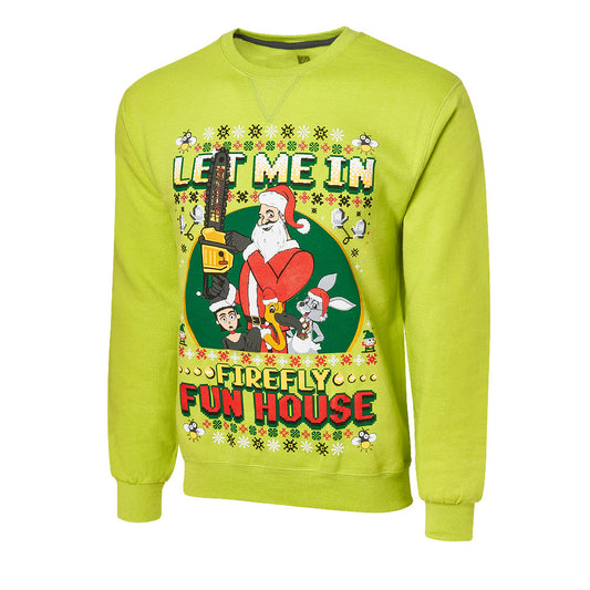 Bray Wyatt "Firefly Funhouse" Ugly Holiday Sweatshirt Sweatshirt PW Catalog