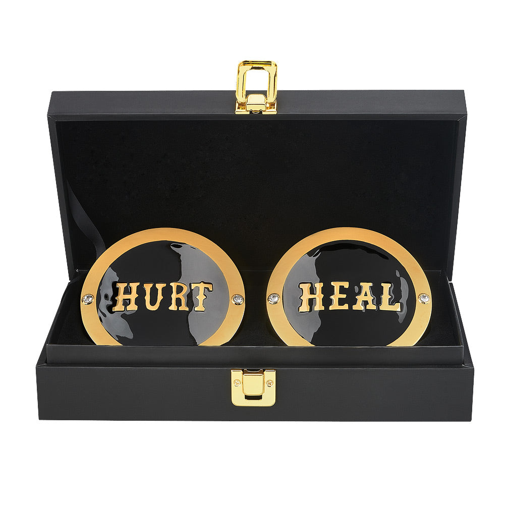 "Hurt & Heal" Bray Wyatt Championship Replica Side Plate Box Set