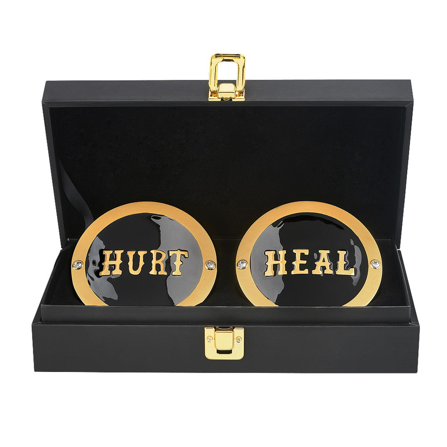 "Hurt & Heal" Bray Wyatt Championship Replica Side Plate Box Set