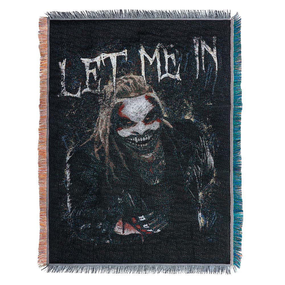 Bray Wyatt "Let Me In" Tapestry Blanket
