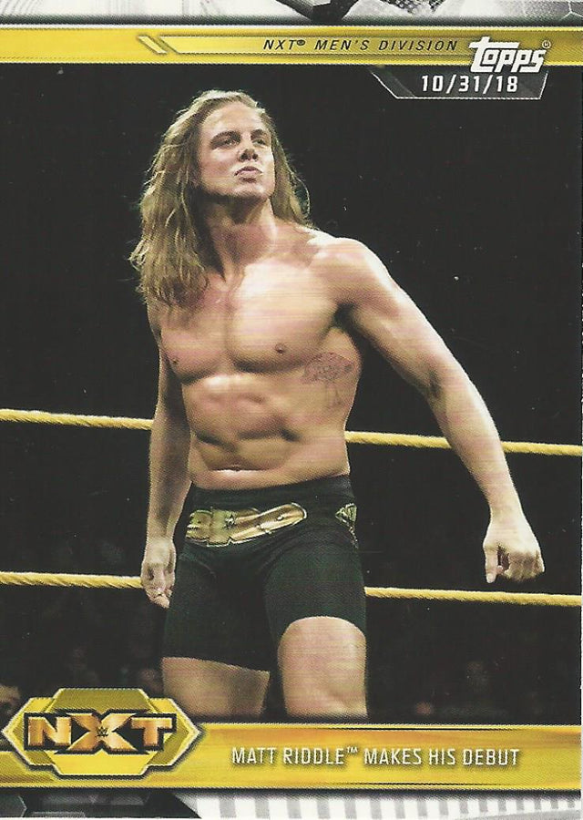 WWE Topps NXT 2019 Matt Riddle #60