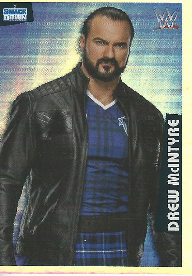 WWE Panini 2022 Sticker Collection Drew McIntyre Foil #122