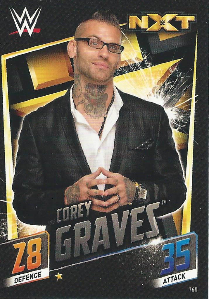 WWE Topps Slam Attax 2015 Then Now Forever Corey Graves #160 NXT