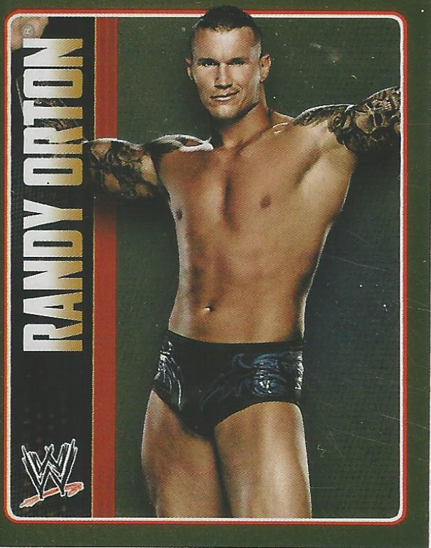 WWE Topps Icons 2013 Sticker Randy Orton Foil #160