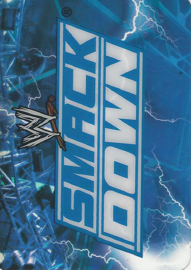WWE Edibas Lamincards 2008 Smackdown Logo #160