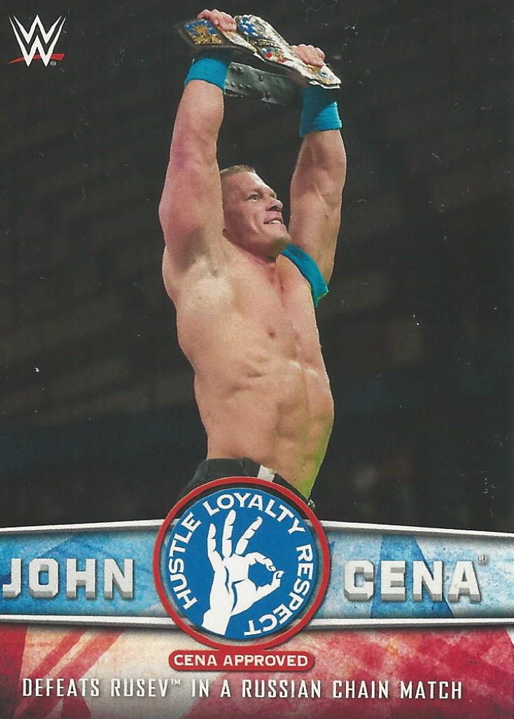 WWE Topps Then Now Forever 2017 John Cena 38 of 40