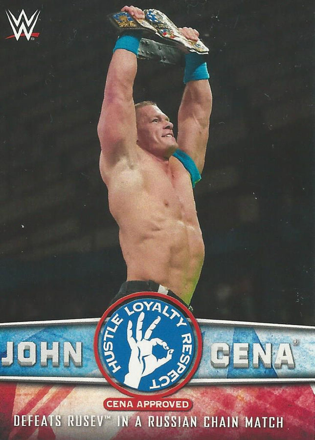 WWE Topps Then Now Forever 2017 John Cena 38 of 40 trading card PW Catalog