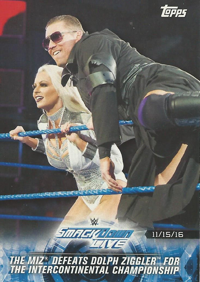 WWE Topps Road to Wrestlemania 2018 Miz and Maryse #60