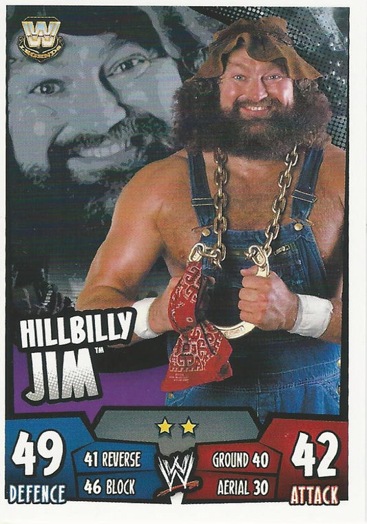 WWE Topps Slam Attax Rumble 2011 Hillbilly Jim #160