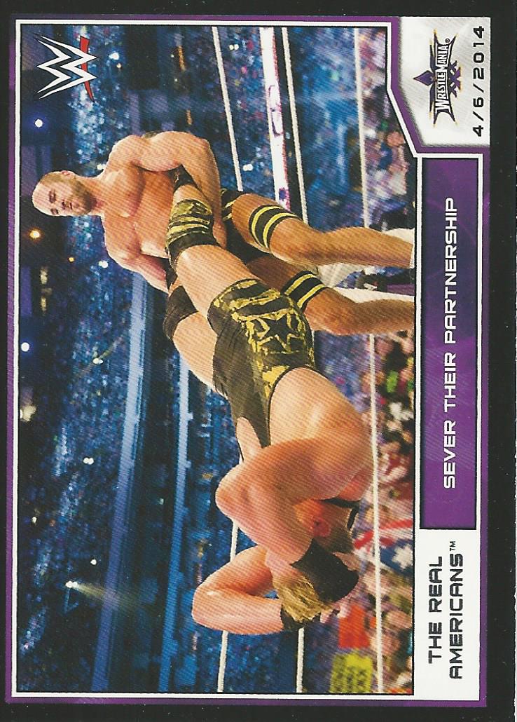 WWE Topps Road to Wrestlemania 2014 Cesaro #100
