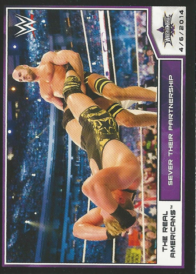 WWE Topps Road to Wrestlemania 2014 Cesaro #100
