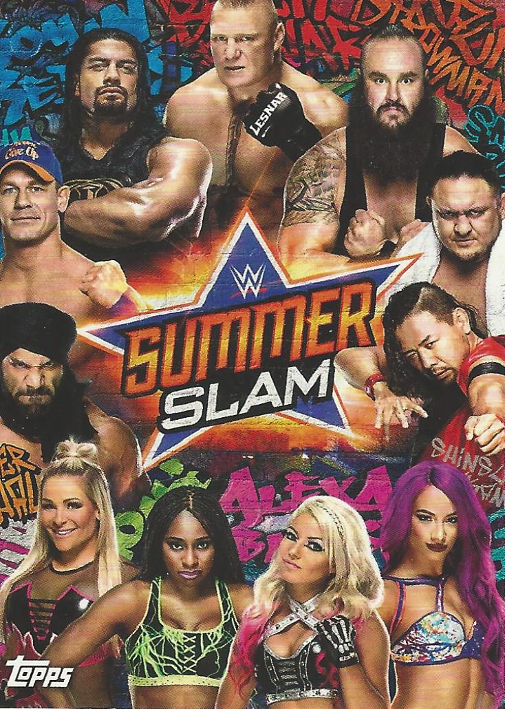 WWE Topps Summerslam 2019 SS17 trading card PW Catalog