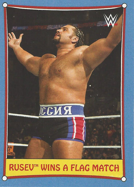 WWE Topps Heritage 2017 Rusev #10