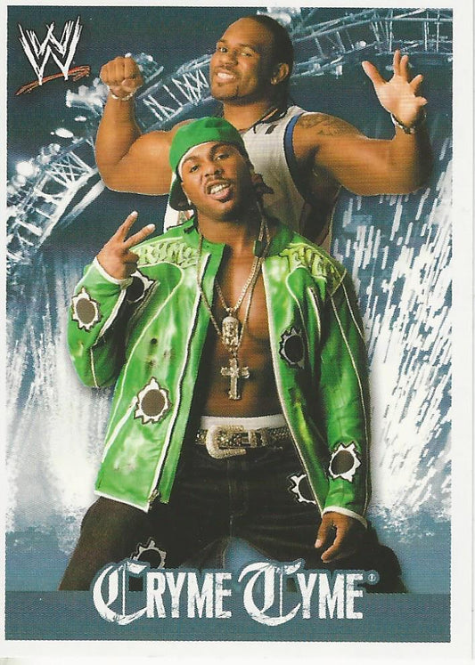 WWE Topps Rivals 2009 Stickers Cryme Tyme #160