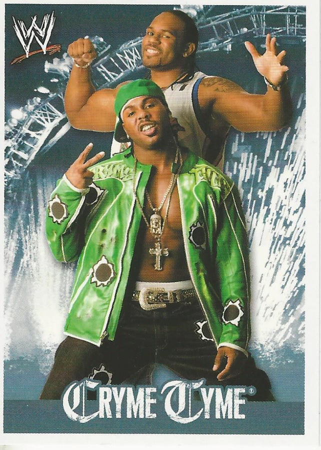 WWE Topps Rivals 2009 Stickers Cryme Tyme #160