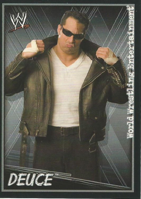 WWE Topps Superstars Uncovered 2007 Sticker Deuce #160